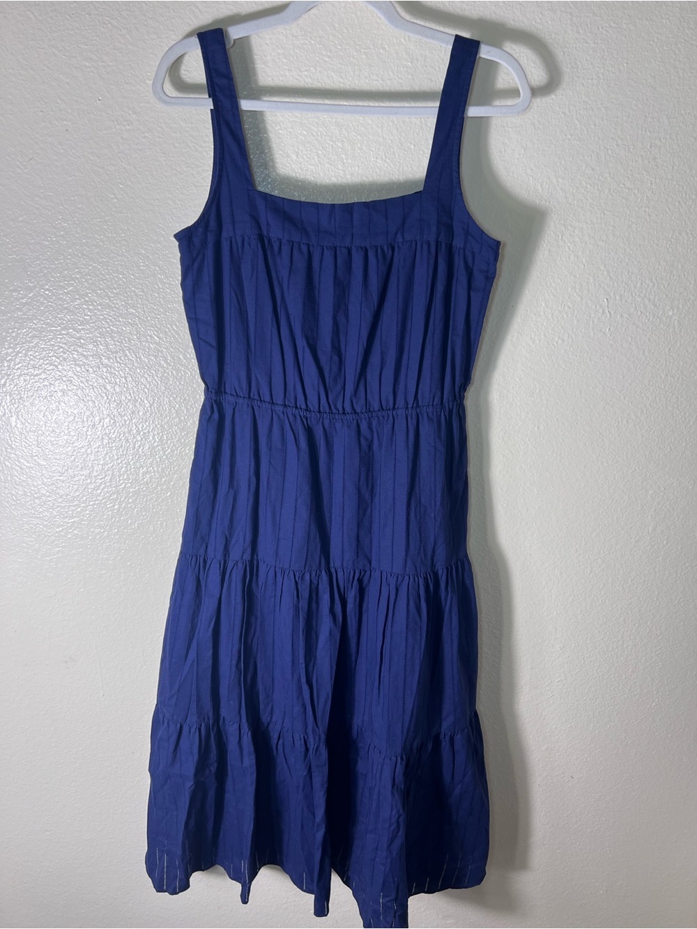 Michael Kors True Navy Sleeveless Tiered Dress size S
